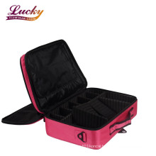 Large Professional Makeup Bag design 3 Layer Waterproof Travel Cosmetics Train Case with Adjustable Dividers Customized size